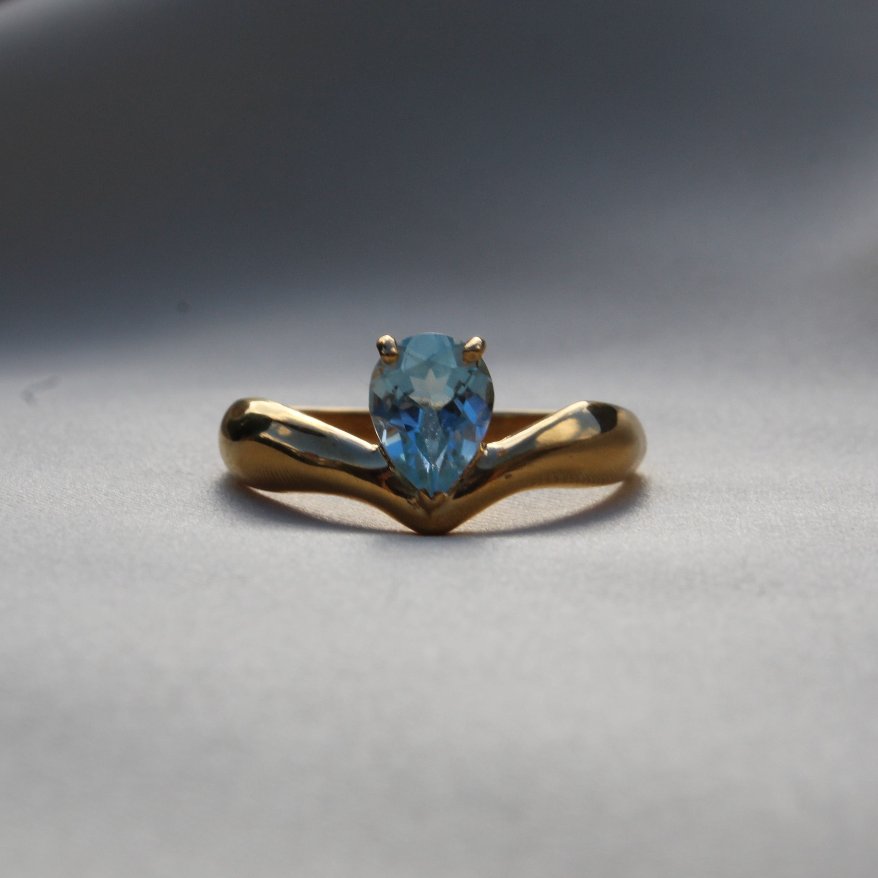 Blossom Blue Topaz Ring
